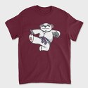 Panda Warrior, Unisex Men's T-Shirt