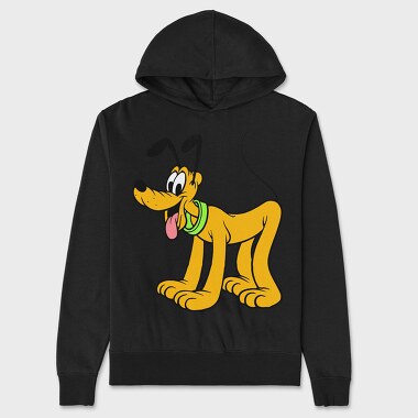 Cartoon Retro Pluto 4, Unisex Men's Hoodie