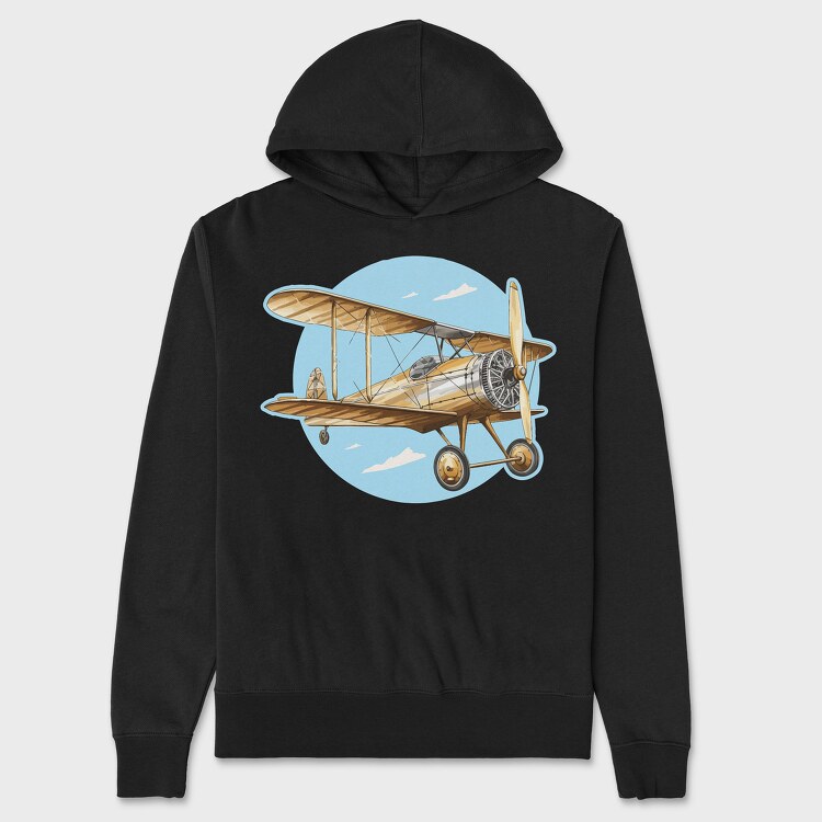 Unisex Men's Hoodie, Older Glider