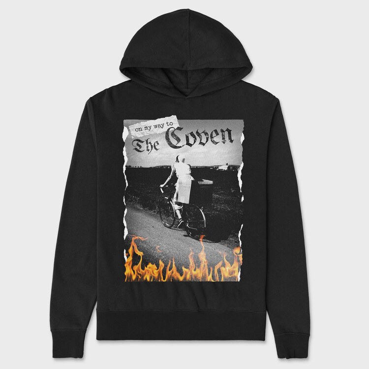 On My Way to the Coven, Унисекс Мъжко Суичър