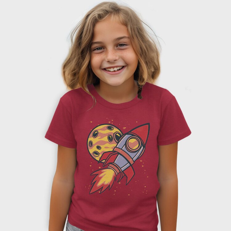 Skeleton Fiery Tongle, Kids' T-Shirt