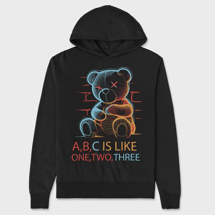 One Two Three, Унисекс Мъжко Суичър