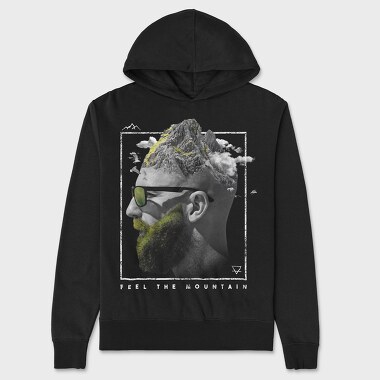 Mountain Head, Unisex Men's Hoodie