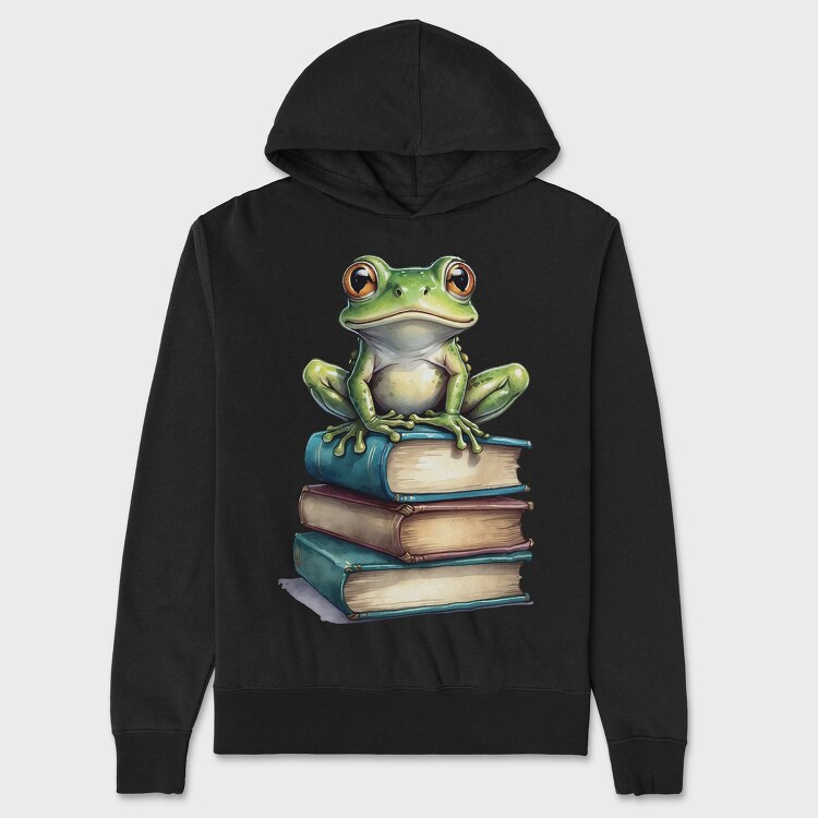 Realistic Frog Books, Унисекс Мъжко Суичър