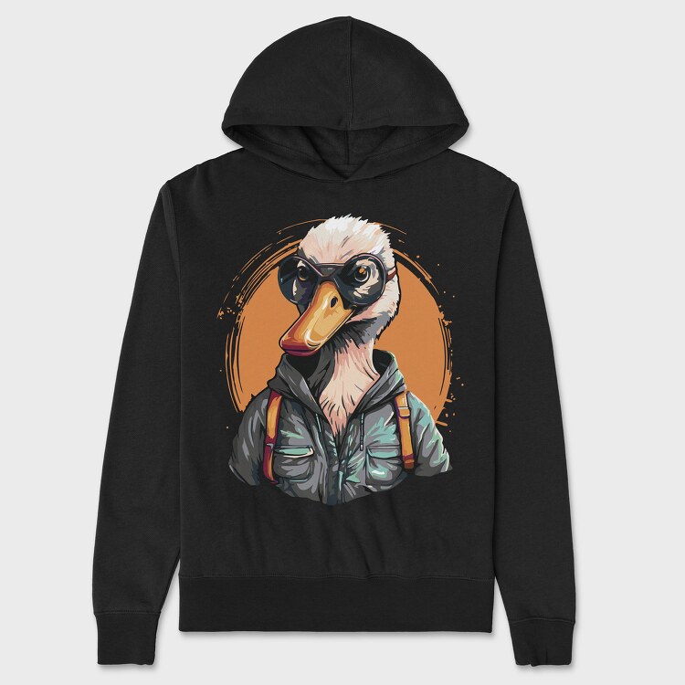 Realistic Goose, Unisex Men's Hoodie