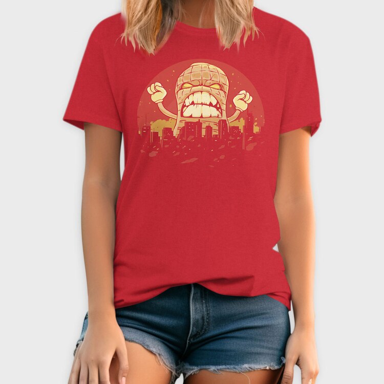 Red Skeleton Drummer, Kids' T-Shirt