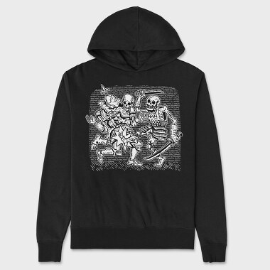 Skeleton Knights, Unisex Men's Hoodie