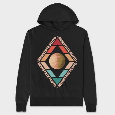 Reinstate Pluto, Unisex Men's Hoodie