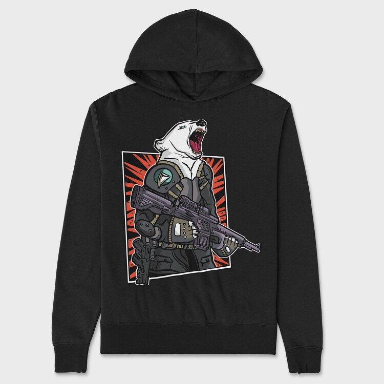 Tactic Bear, Unisex Men's Hoodie