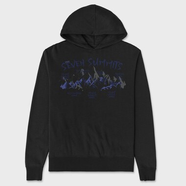 Seven Summits, Unisex Men's Hoodie
