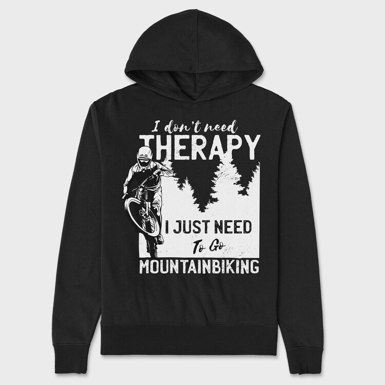 Mountainbike Just Need to Go, Unisex Men's Hoodie