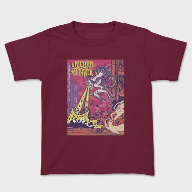 Unicorn Attack, Kids' T-Shirt