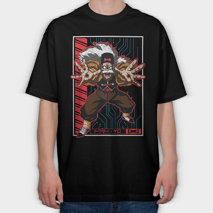 Retro Funghi, Унисекс Мъжка Тениска