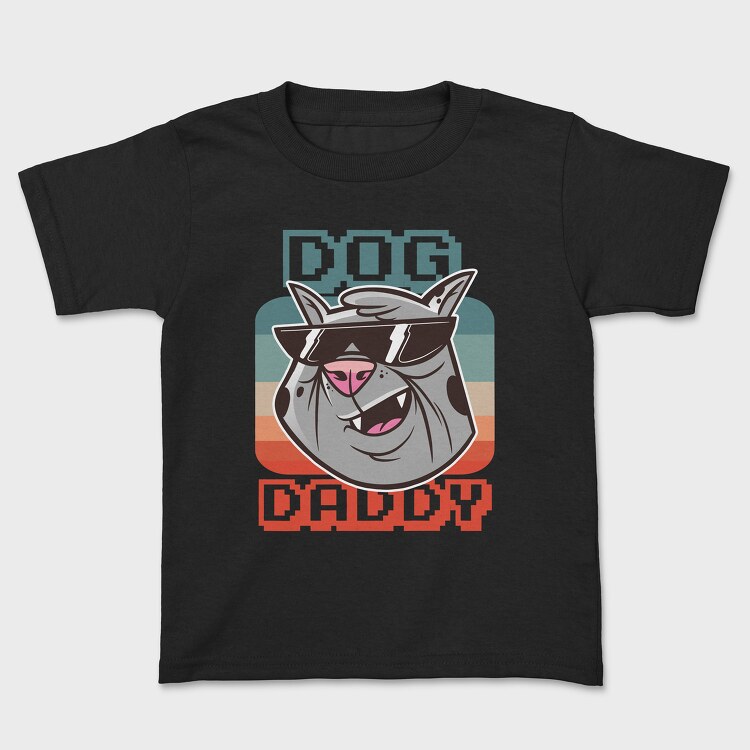 Dog daddy, Kids' T-Shirt