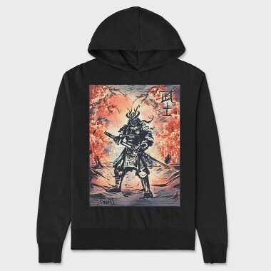 Унисекс Мъжко Суичър, Samurai Traditional Trees