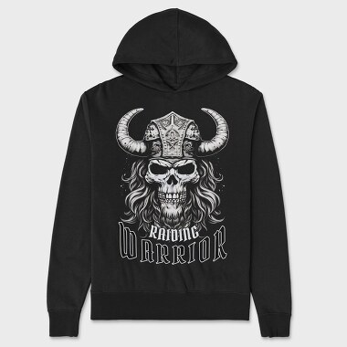 Skull Viking Warrior, Unisex Men's Hoodie