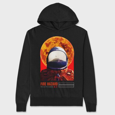 Space Hazard, Unisex Men's Hoodie