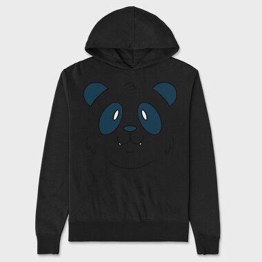 Panda Face, Unisex Men's Hoodie