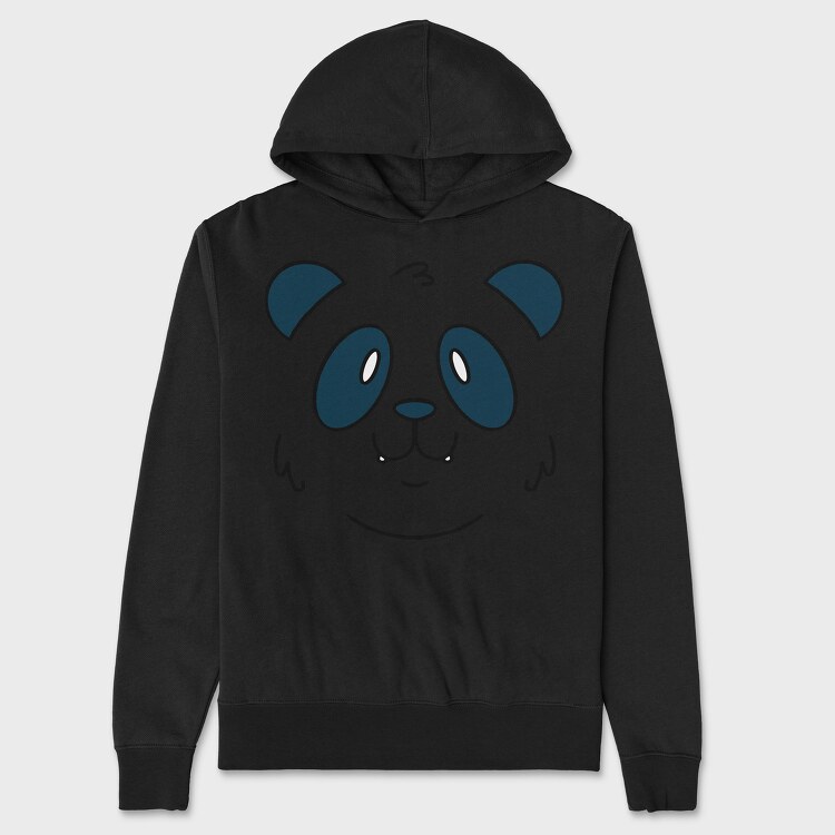 Panda Face, Unisex Men's Hoodie