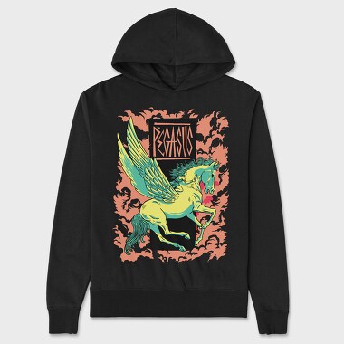 Mythology Pegasus, Unisex Men's Hoodie