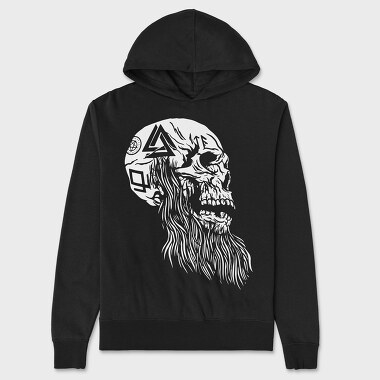 Viking Skull, Unisex Men's Hoodie