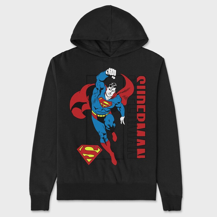 Superman 1, Unisex Men's Hoodie