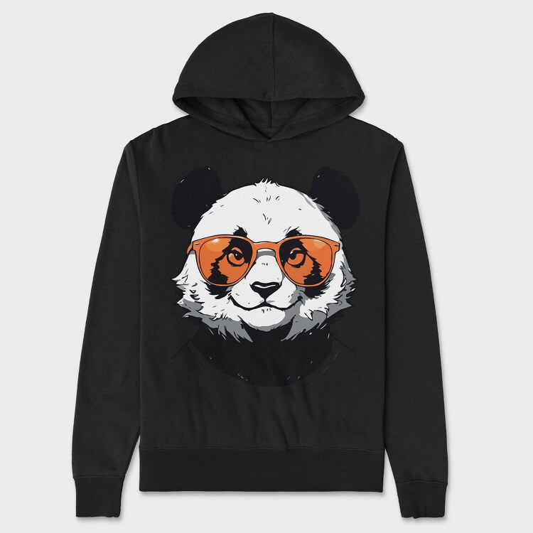 Panda Sungalsses, Unisex Men's Hoodie