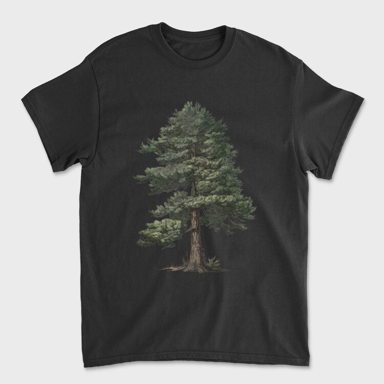 Tree Detailed, Унисекс Мъжка Тениска