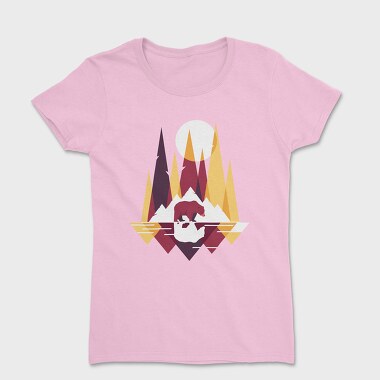 Bear Mountain Geometric, Women's T-Shirt