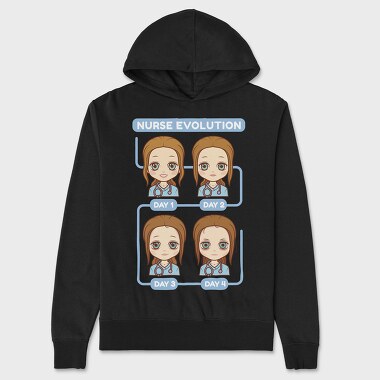 Nurse Evolution, Unisex Men's Hoodie