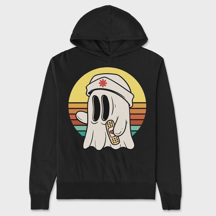 Nurse Ghost, Unisex Men's Hoodie