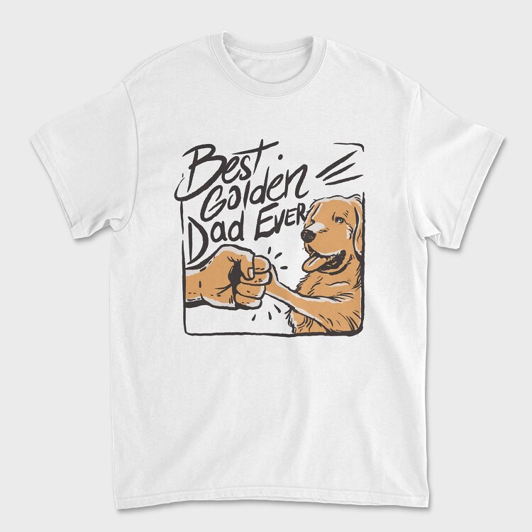 Retriever Dad, Unisex Men's T-Shirt