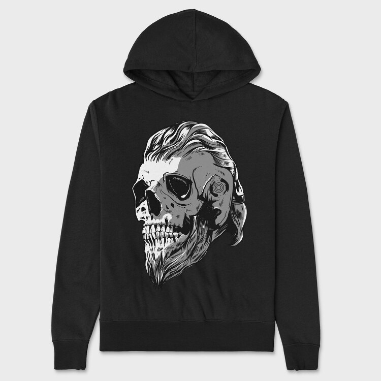 Vikingskull, Unisex Men's Hoodie