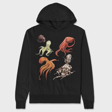 Octopus Set, Unisex Men's Hoodie