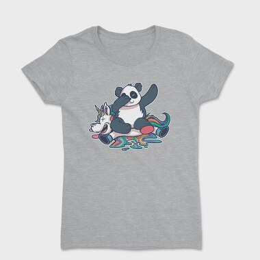 Women's T-Shirt, Panda Unicorn Dab