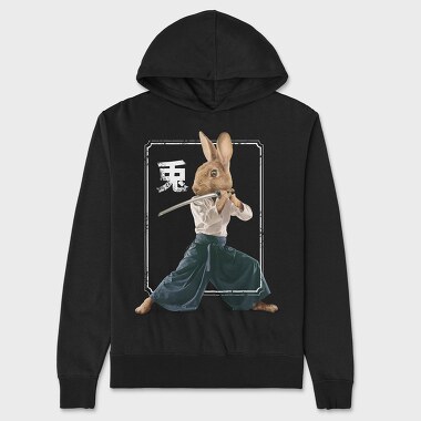 Rabbit Ninja, Unisex Men's Hoodie