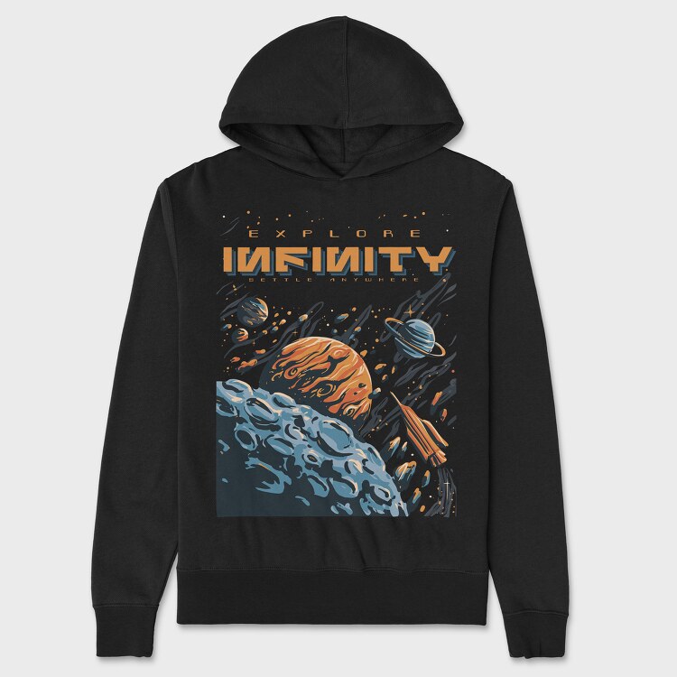 Explore Infinity Settle Anywhere, Унисекс Мъжко Суичър
