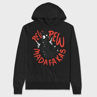Pew Pew Llama, Unisex Men's Hoodie