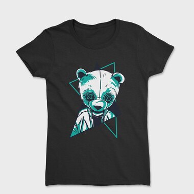 Neon Panda, Women's T-Shirt