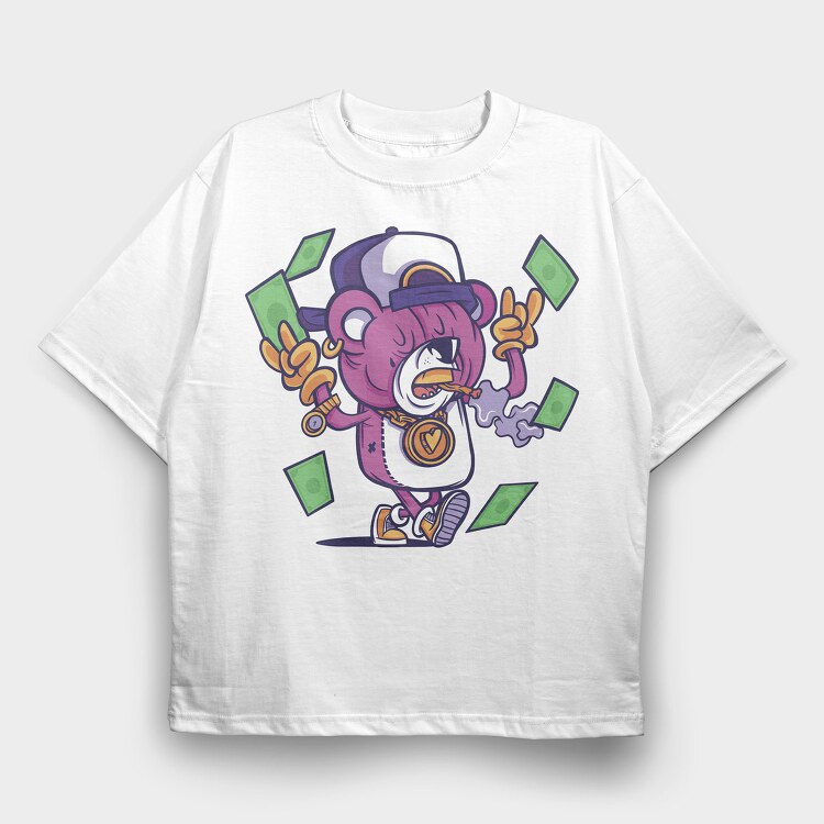 Mushroom Crystals Moon, Дамска Тениска