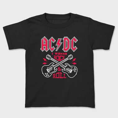 AC DC, Kids' T-Shirt