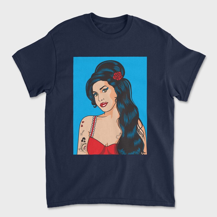 Amy Winehouse, Унисекс Мъжка Тениска