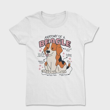 Anatomy of a Beagle, Women's T-Shirt