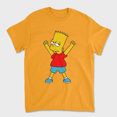 Bart Simpson 02, Unisex Men's T-Shirt