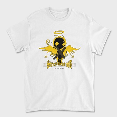 Black Angel 1, Unisex Men's T-Shirt