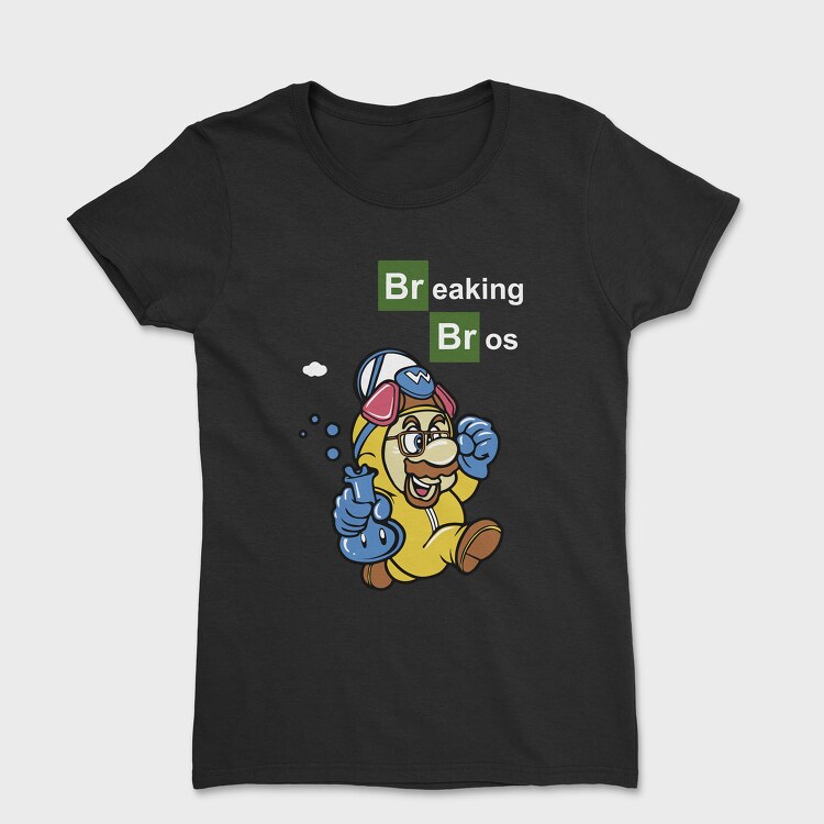 Breacking Bros Mario, Women's T-Shirt