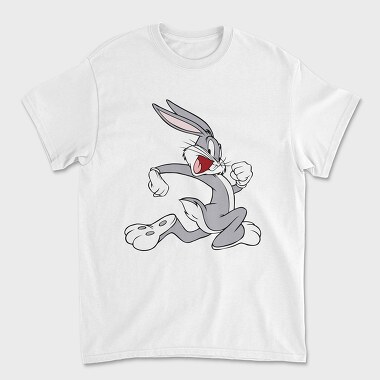 Cartoon Retro Bugs Bunny 1, Unisex Men's T-Shirt