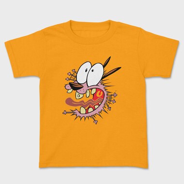 Cartoon Retro Courage the Cowardly Dog 2, Kids' T-Shirt