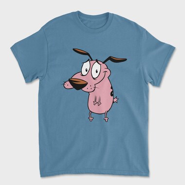Cartoon Retro Courage the Cowardly Dog 5, Unisex Men's T-Shirt