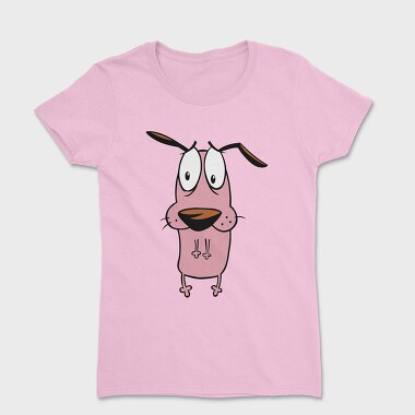 Cartoon Retro Courage the Cowardly Dog 6, Дамска Тениска